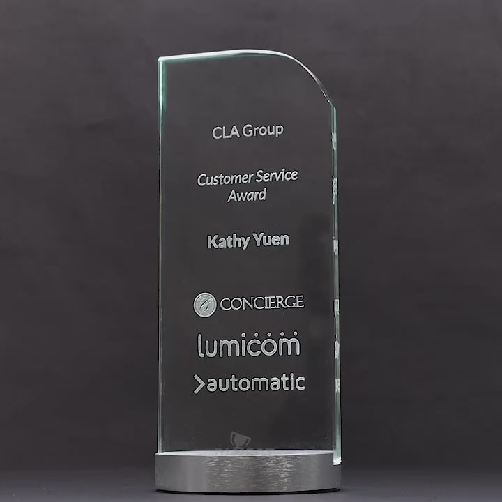 Spectra Sabre Glass Trophy
