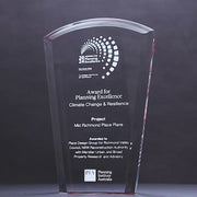 Acrylic Red Solar Trophy