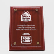 Floating Acrylic Engraved Plaque