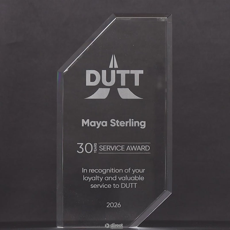 Monumental Crystal Polygon Award - product video