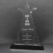 Blacklear Crystal Star Trophy