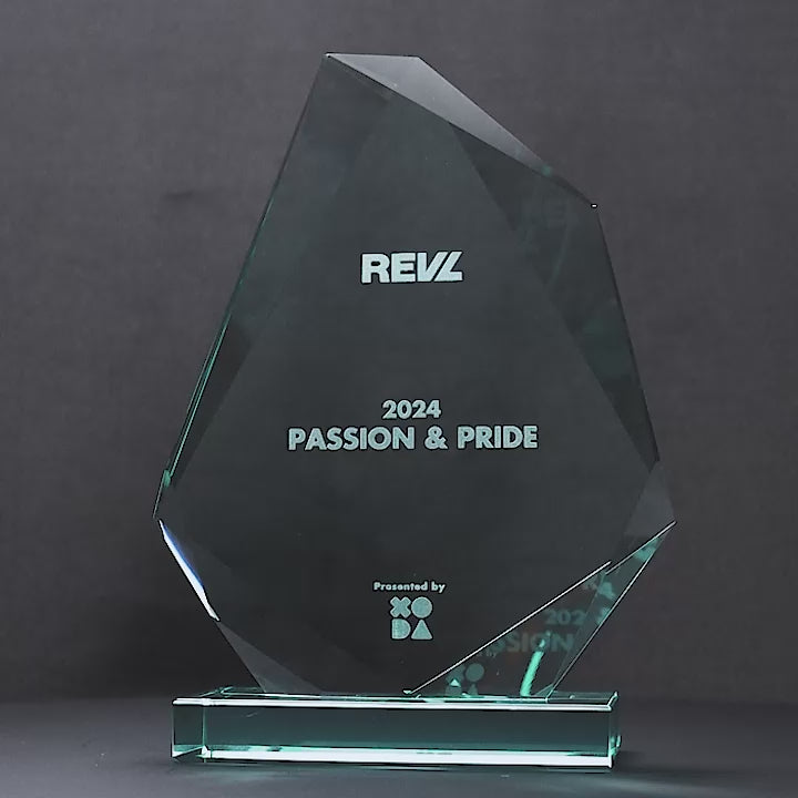 Jade Glass Sail Trophy