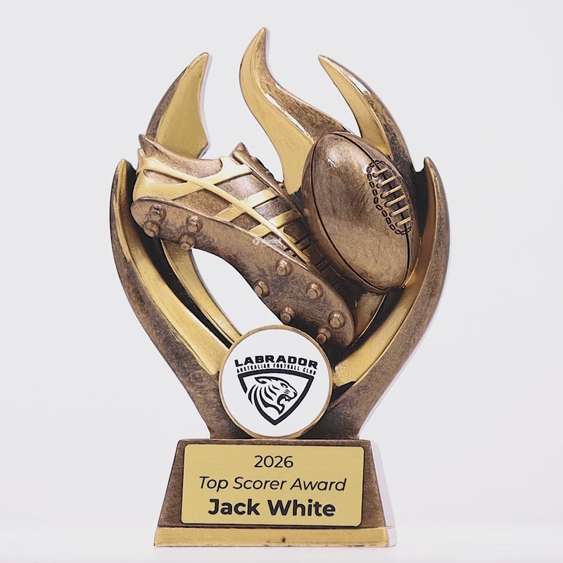 Inferno Aussie Rules Trophy - product video