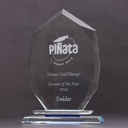 Azure Glass Arch Trophy