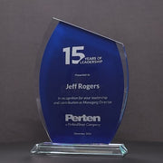 Riposte Blue Crystal Trophy