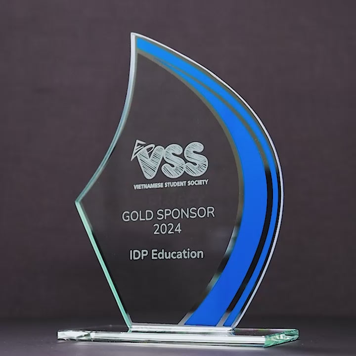 Glass Tide Runner Trophy