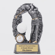 Trailblazer Golf Female Trophy - product video