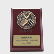 Spartan Gardening Plaque