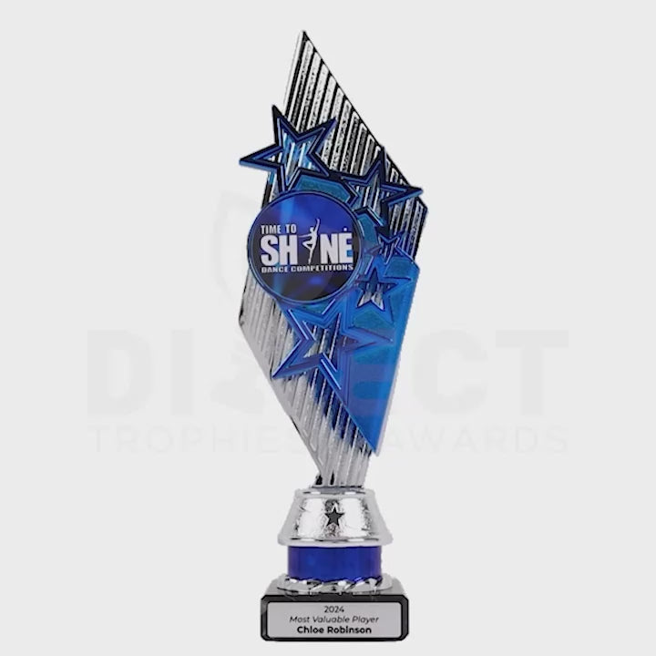 Starfinder Silver Blue Trophy