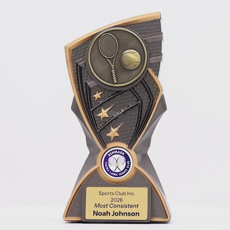 Onyx Tennis Trophy - product video