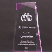 Spire Acrylic Pink Award - product video
