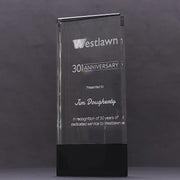 Serranova Crystal Block Black Trophy