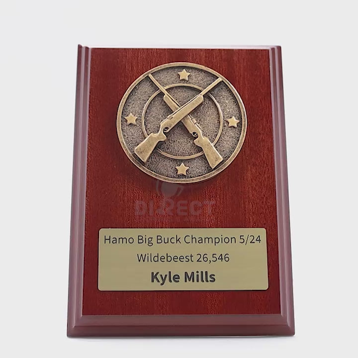 Spartan Rifle Plaque