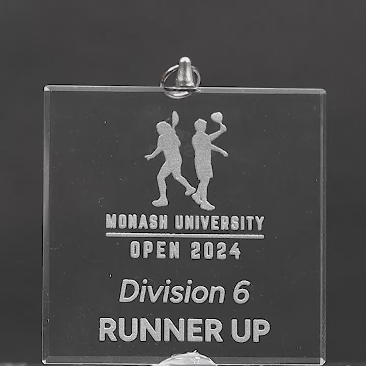 Glass Medal Square