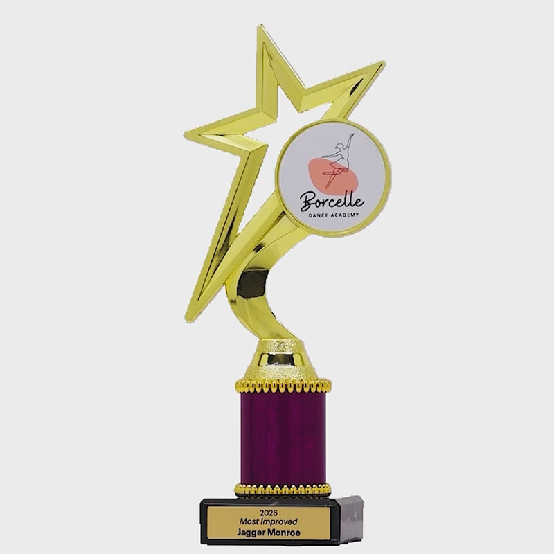 Dance Gold Logo Star Purple - product video