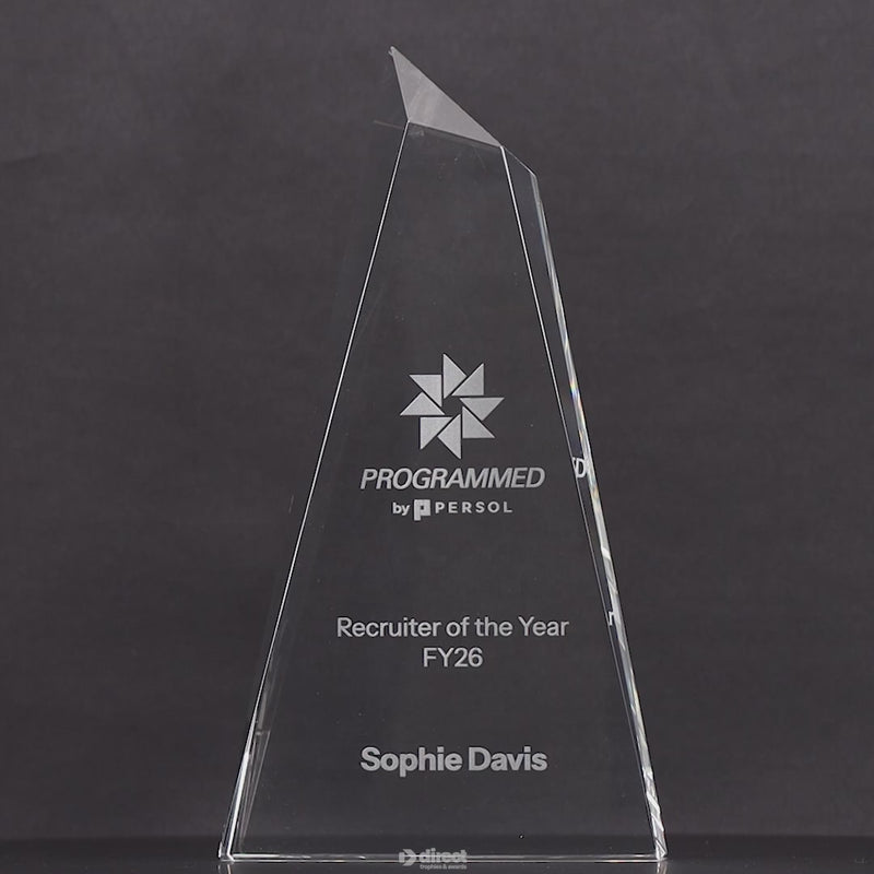 Monumental Crystal Blade Award - product video
