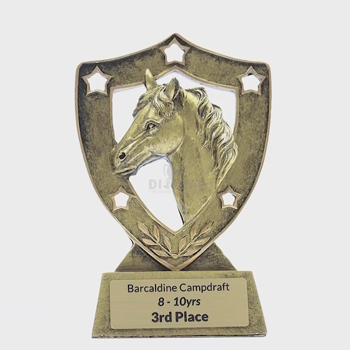Horse Gold Shield