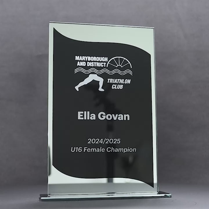 Glass Value Mirror Trophy