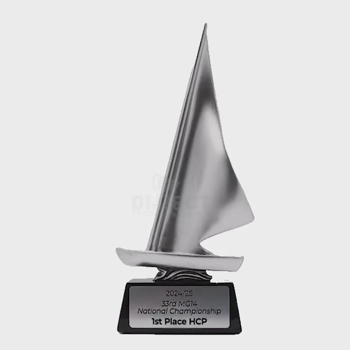 Abstract Dinghy Silver