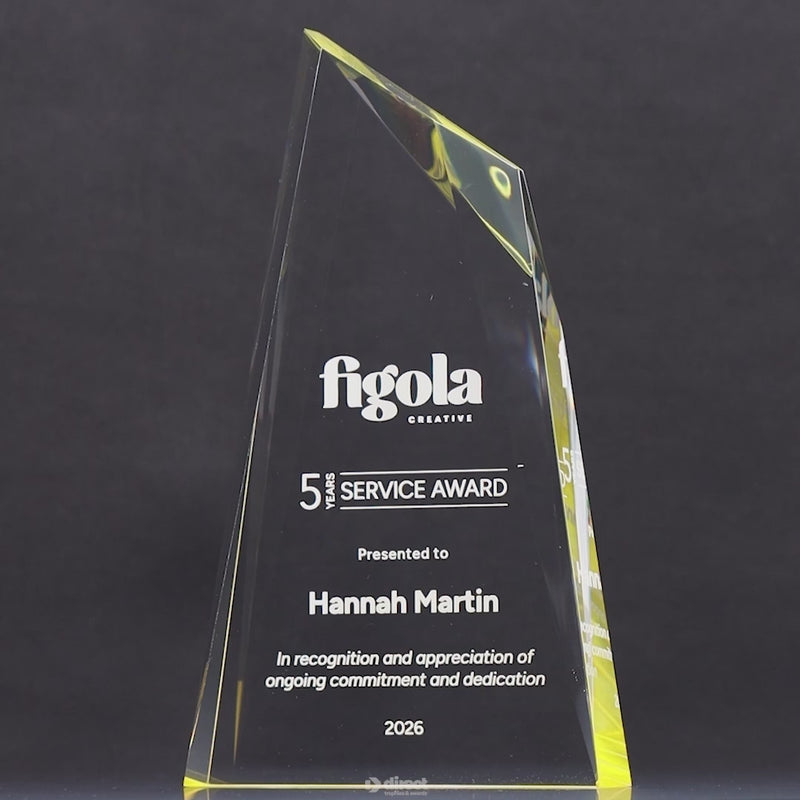 Glaciere Acrylic Yellow Award - product video