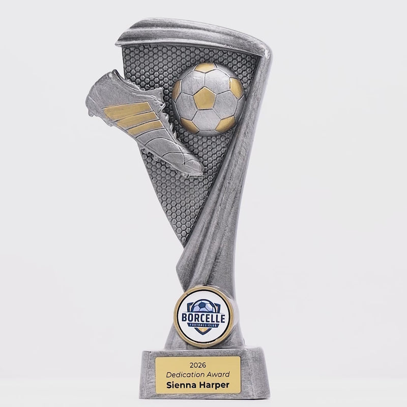 Crusader Football Trophy - product video