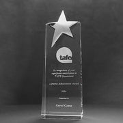 Stellar Star Crystal Trophy