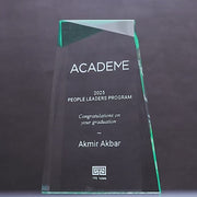 Acrylic Ballast Green Trophy
