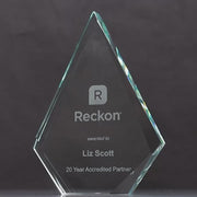 Essera Arrowhead Glass Trophy