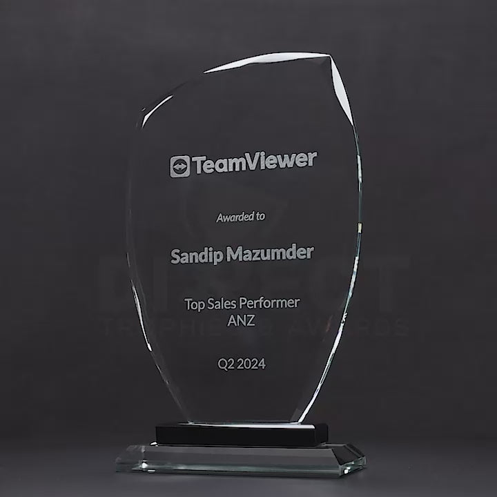 Mission Peak Glass Trophy
