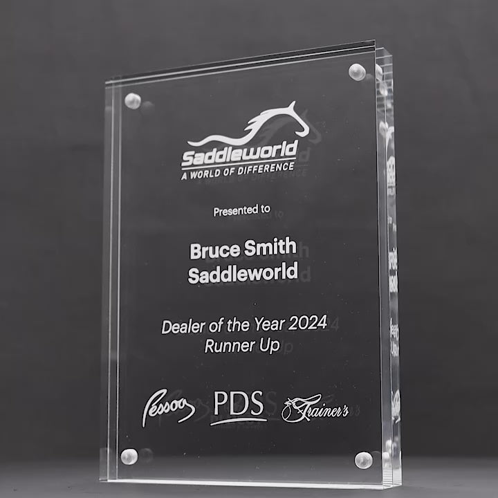 Acrylic Sabrix Block Trophy