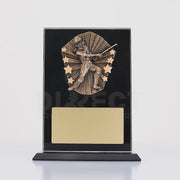 Cosmos Glass Cricket Female Batsman