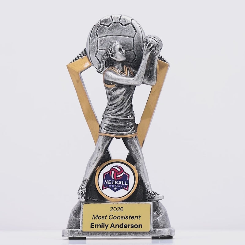 Kinetic Netball Trophy - product video