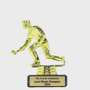 Male Bowls Figure Trophy