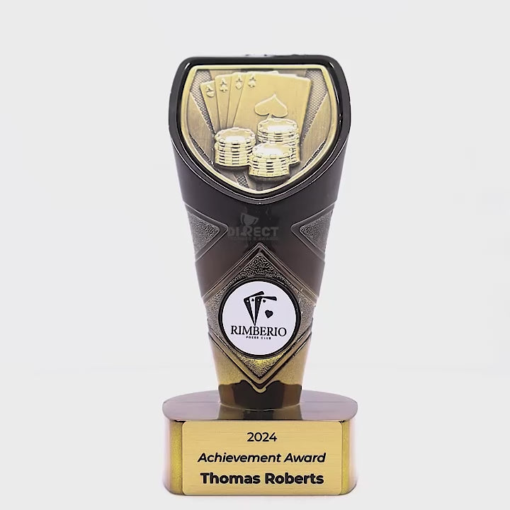 Serpent Poker Card Trophy