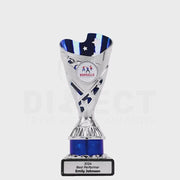 Gallcade Silver Blue Cup