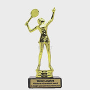 Female Tennis Figure Trophy