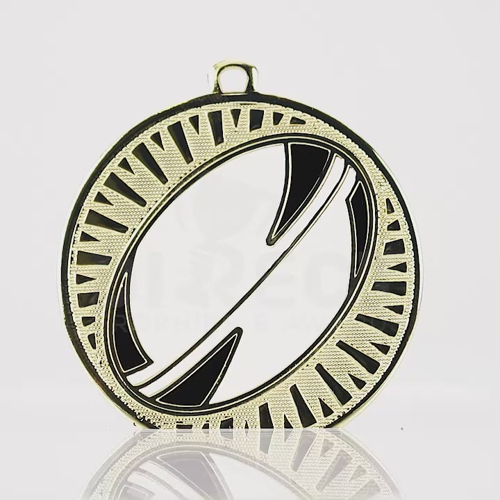 Ignition Rugby Shiny Gold Medal