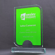 Modulo Glass Green Trophy