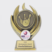 Vesta Tenpin Bowling Trophy - product video