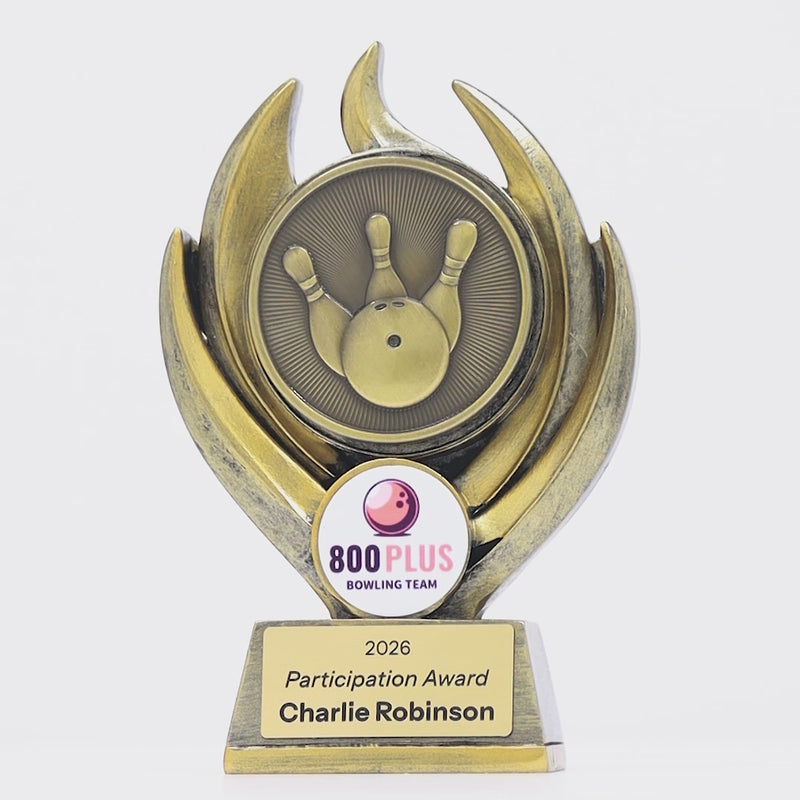 Vesta Tenpin Bowling Trophy - product video