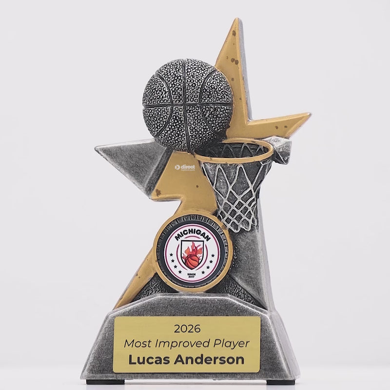 Aurora Basketball Trophy - product video