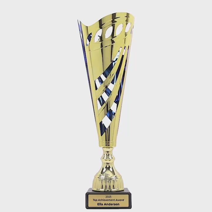 Stratus Gold Blue Cup