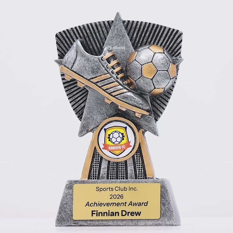 Aerial Football Trophy - product video