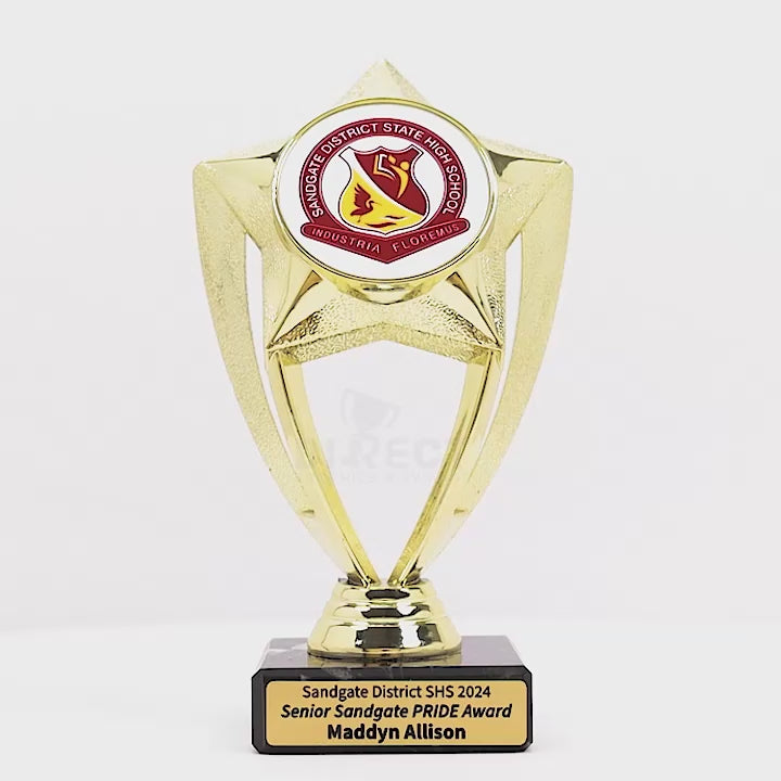 Star Burst Gold Trophy