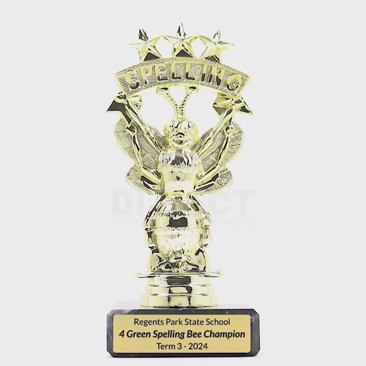 Spelling Bee Figure Trophy