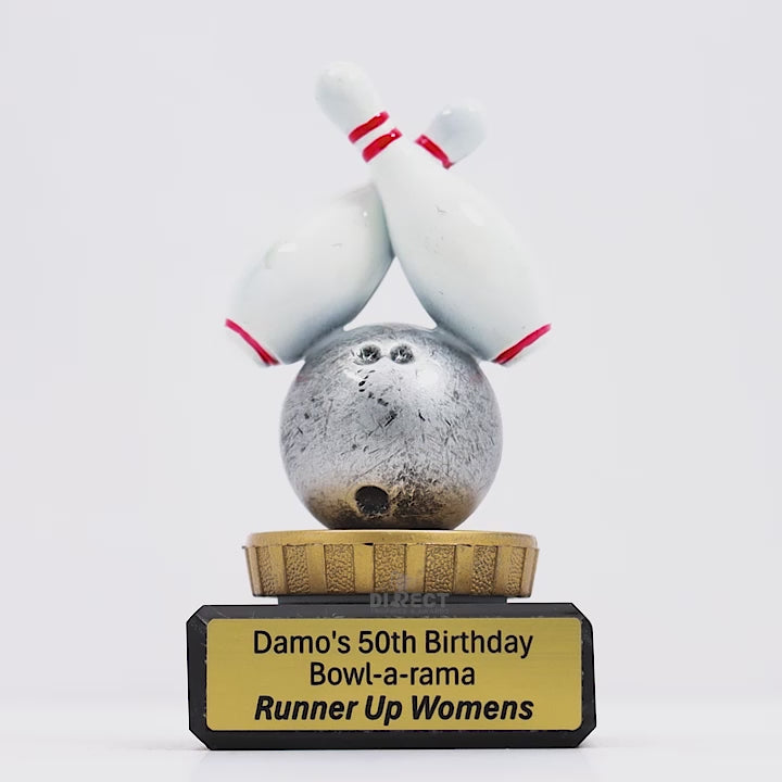 Tenpin Marble Trophy