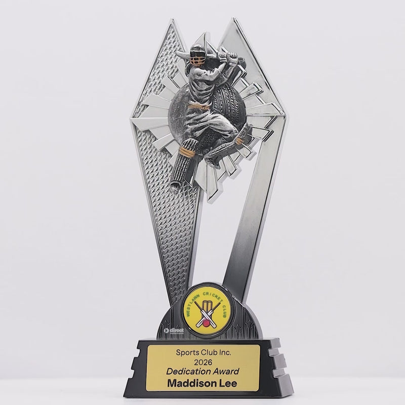 Peak Female Cricket Batting Trophy - product video