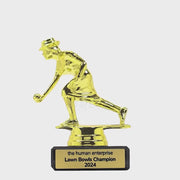 Female Bowls Figure Trophy