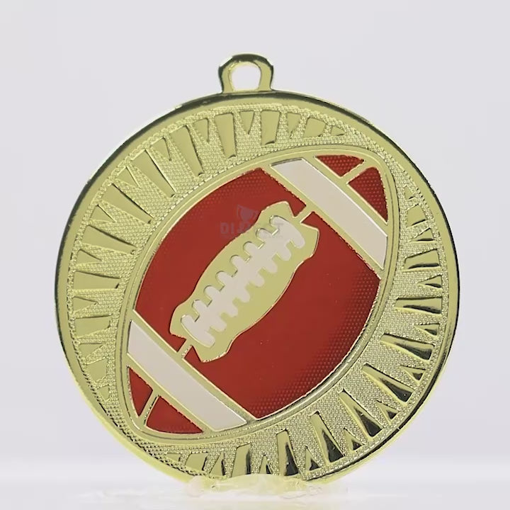 Ignition American Football Shiny Gold Medal