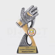 Splendid Goalkeeping Glove Trophy